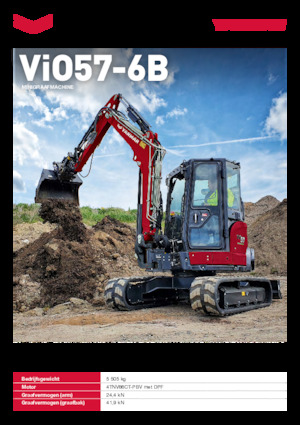 Miniexcavadoras Yanmar ViO57-6B 