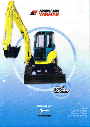 Miniexcavadoras Yanmar VIO 57 U