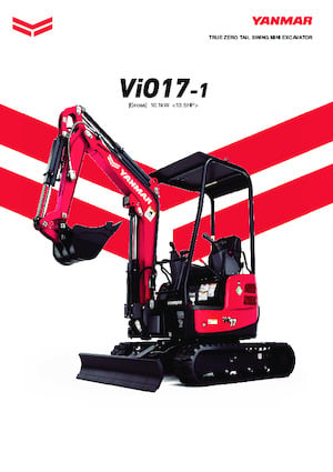 Miniexcavadoras Yanmar ViO17-1