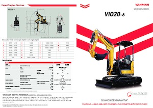 Miniexcavadoras Yanmar ViO20-6