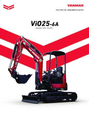 Miniexcavadoras Yanmar ViO25-6A