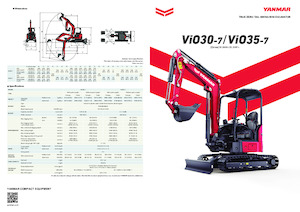 Miniexcavadoras Yanmar Vio30-7 