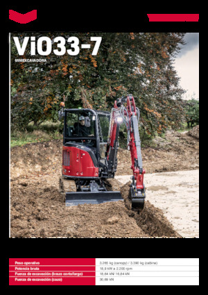 Miniexcavadoras Yanmar ViO33-7