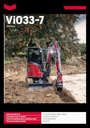 Miniexcavadoras Yanmar ViO33-7