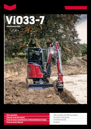 Miniexcavadoras Yanmar ViO33-7