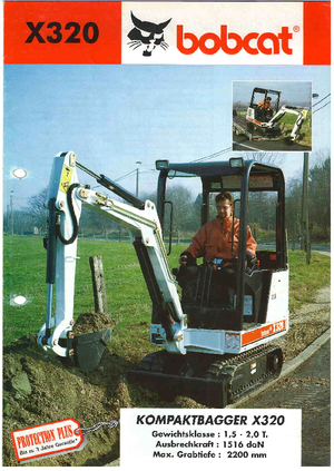 Miniexcavadoras Bobcat X 320