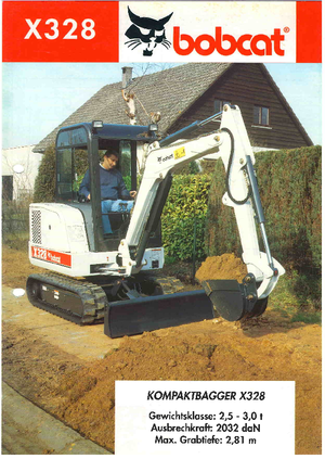 Miniexcavadoras Bobcat X 328