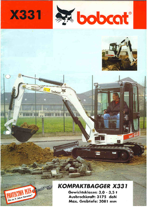 Miniexcavadoras Bobcat X 331