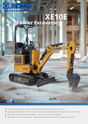 Miniexcavadoras XCMG XE10E