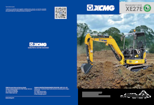 Miniexcavadoras XCMG XE27E Canopy