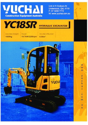 Miniexcavadoras Yuchai YC18SR