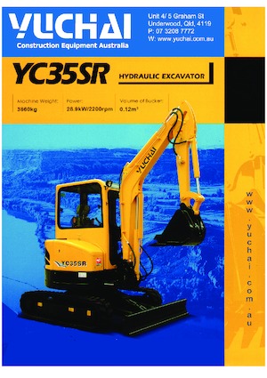 Miniexcavadoras Yuchai YC35SR