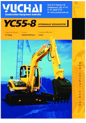 Miniexcavadoras Yuchai YC55-8