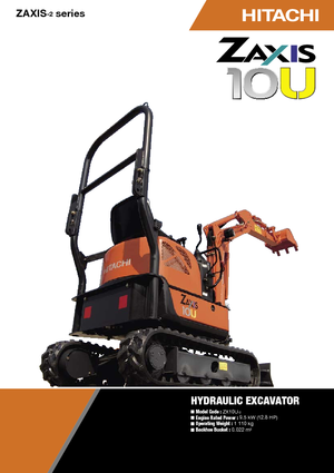 Miniexcavadoras Hitachi ZX10U-2