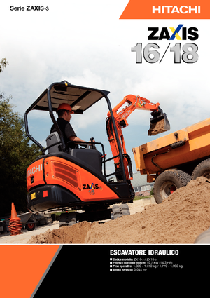 Miniexcavadoras Hitachi ZX 18-3