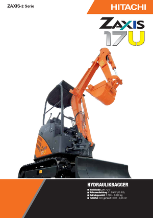Miniexcavadoras Hitachi ZX 17 U-2