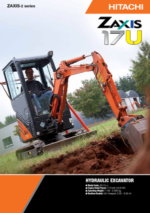 Miniexcavadoras Hitachi ZX 17 U-2