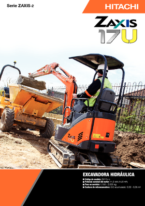 Miniexcavadoras Hitachi ZX 17 U-2