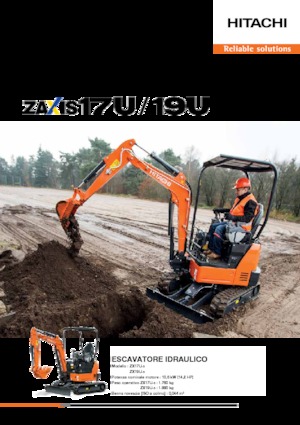 Miniexcavadoras Hitachi ZX19U-5