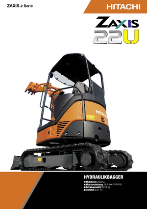 Miniexcavadoras Hitachi ZX 22 U-2