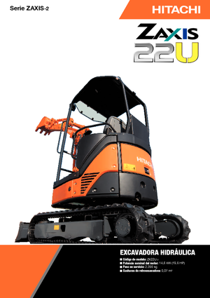 Miniexcavadoras Hitachi ZX 22 U-2