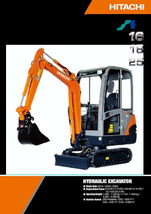 Miniexcavadoras Hitachi ZX 25