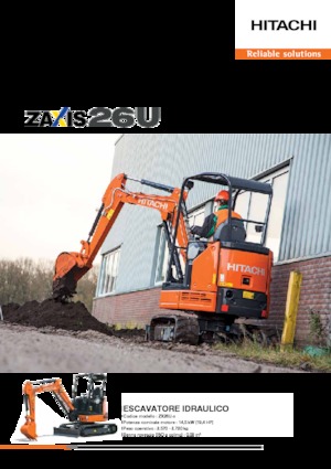 Miniexcavadoras Hitachi ZX26U-5