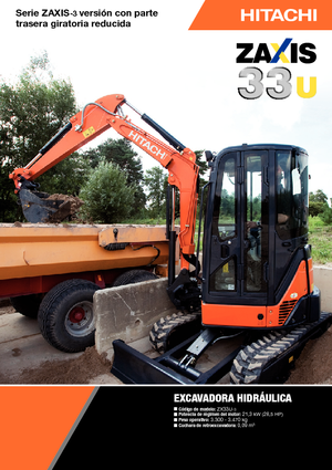 Miniexcavadoras Hitachi ZX 33 U 3