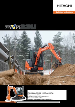 Miniexcavadoras Hitachi ZX33U-5A