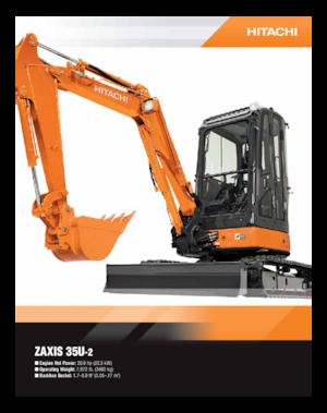 Miniexcavadoras Hitachi ZX 35