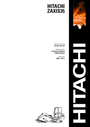 Miniexcavadoras Hitachi ZX 35 U-2