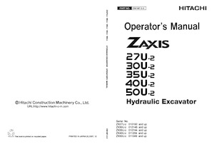 Miniexcavadoras Hitachi ZX 40 U-2