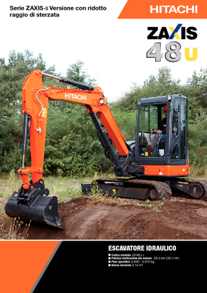 Miniexcavadoras Hitachi ZX 48 U 3