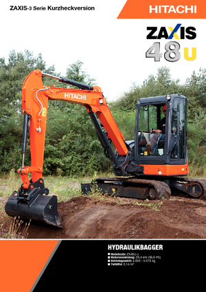 Miniexcavadoras Hitachi ZX 48 U 3