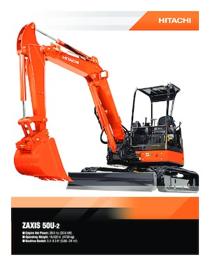Miniexcavadoras Hitachi ZX 50 U-2
