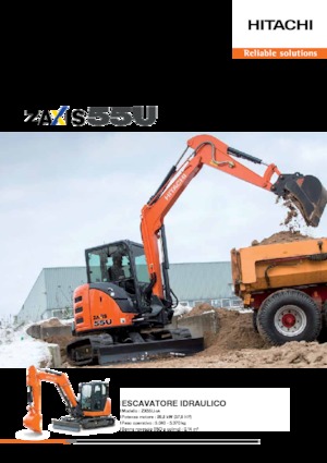 Miniexcavadoras Hitachi ZX55U-5A