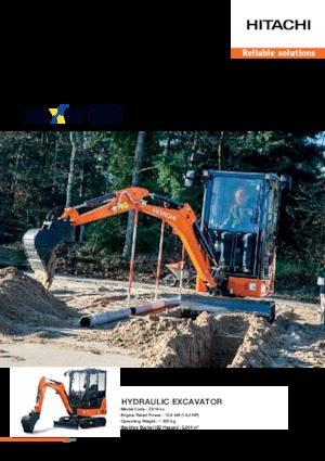 Miniexcavadoras Hitachi ZX19-5A