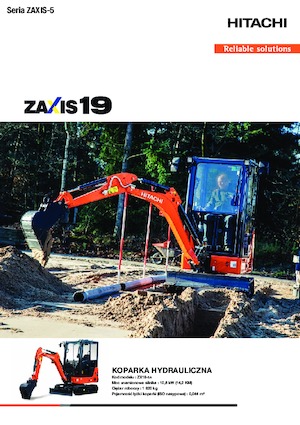 Miniexcavadoras Hitachi ZX19-5A