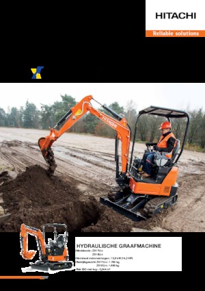 Miniexcavadoras Hitachi ZX19U-5