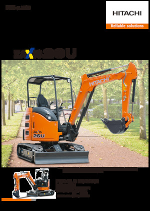 Miniexcavadoras Hitachi ZX26U-5A