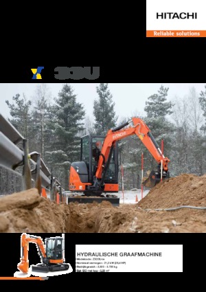 Miniexcavadoras Hitachi ZX33U-5A
