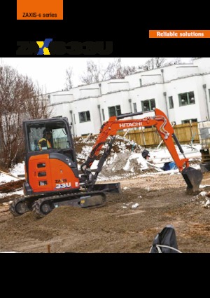 Miniexcavadoras Hitachi ZX33U-6