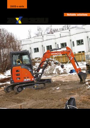 Miniexcavadoras Hitachi ZX33U-6