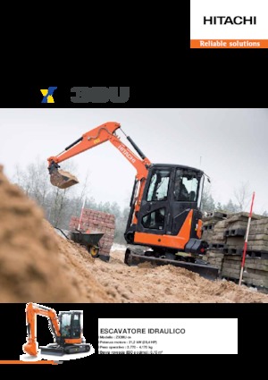 Miniexcavadoras Hitachi ZX38U-5A
