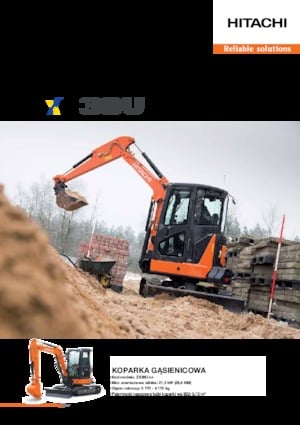 Miniexcavadoras Hitachi ZX38U-5A