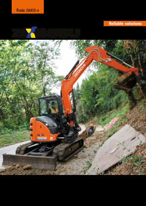 Miniexcavadoras Hitachi ZX55U-6