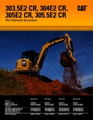Miniexcavadoras Caterpillar 305.5E2 CR