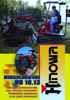 Miniexcavadoras Hinowa DB 10.13
