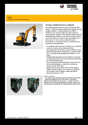 Miniexcavadoras Wacker Neuson EZ53
