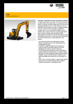 Excavadoras de orugas Wacker Neuson EZ80